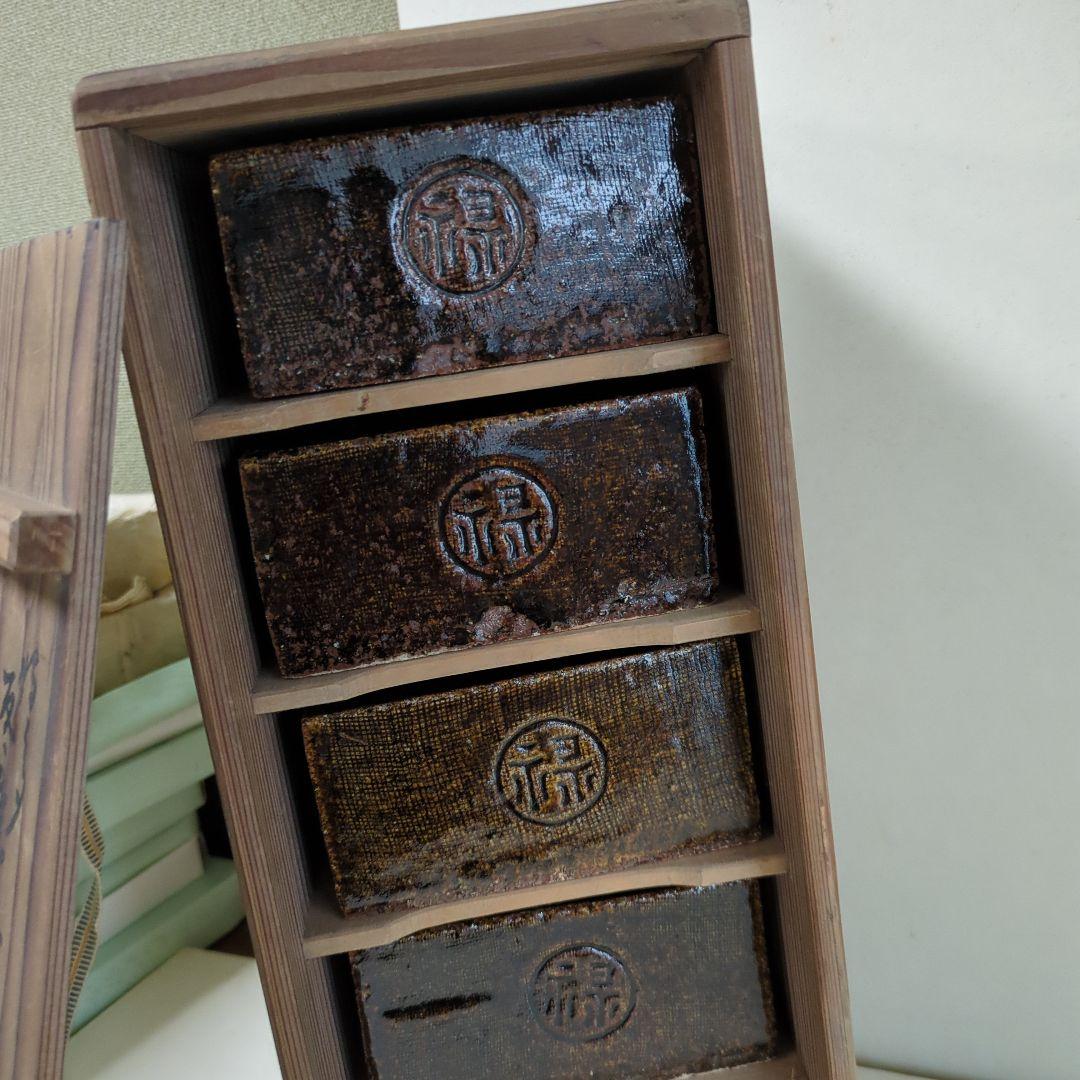 骨董　桝皿　角器　盛鉢　向付付　禄　器　在銘　陶器　5つ　木箱