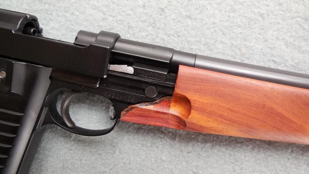 マルゼン ワルサーP38 デタッチャブル本体+木製ストック+写真の物