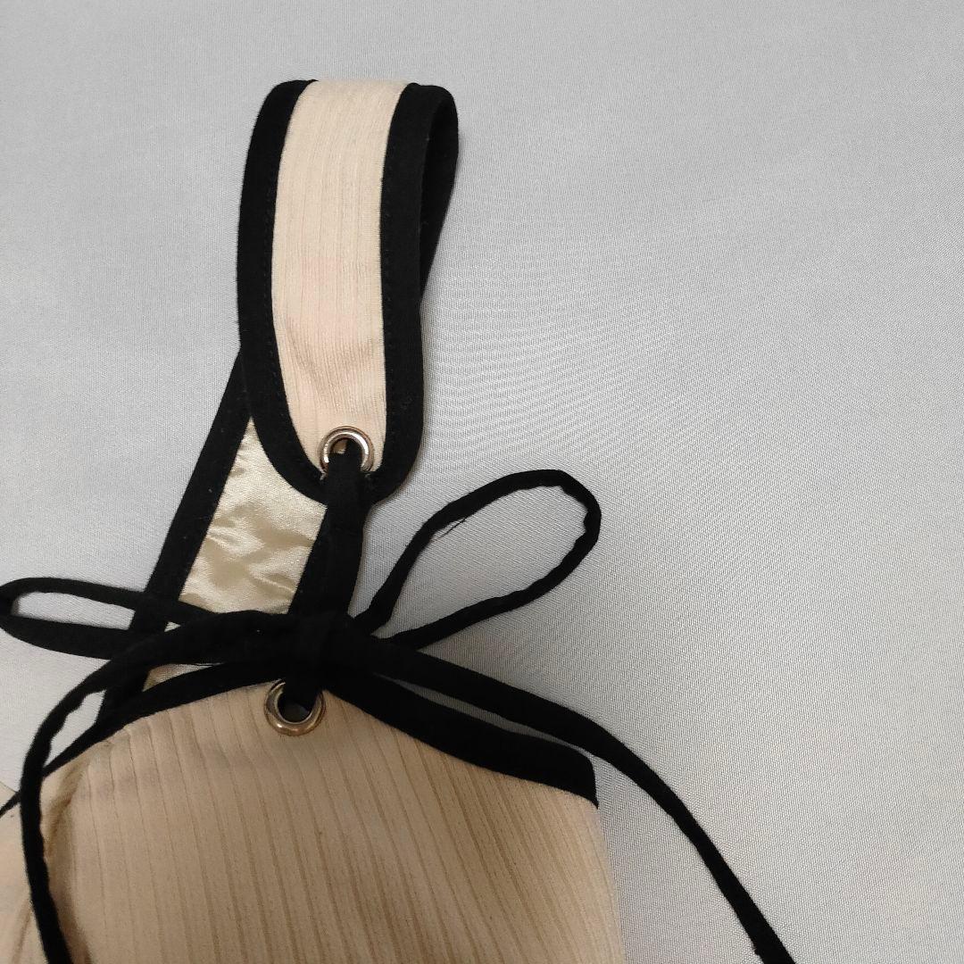 ROBE de FLEURS Sサイズ ダブルポイントリボン リブニット