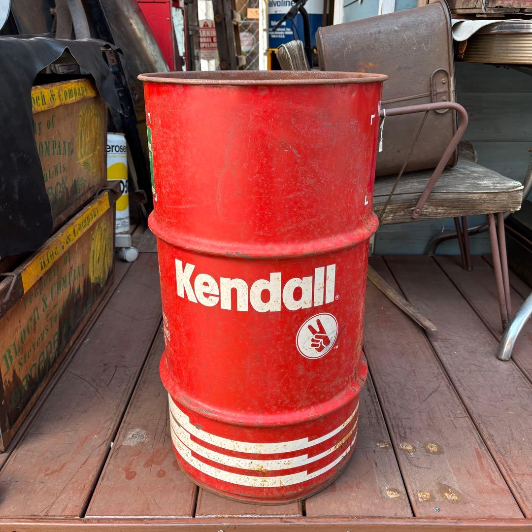 送料込み！USA VTGドラム缶 Kendall /16U.S.GALLONS
