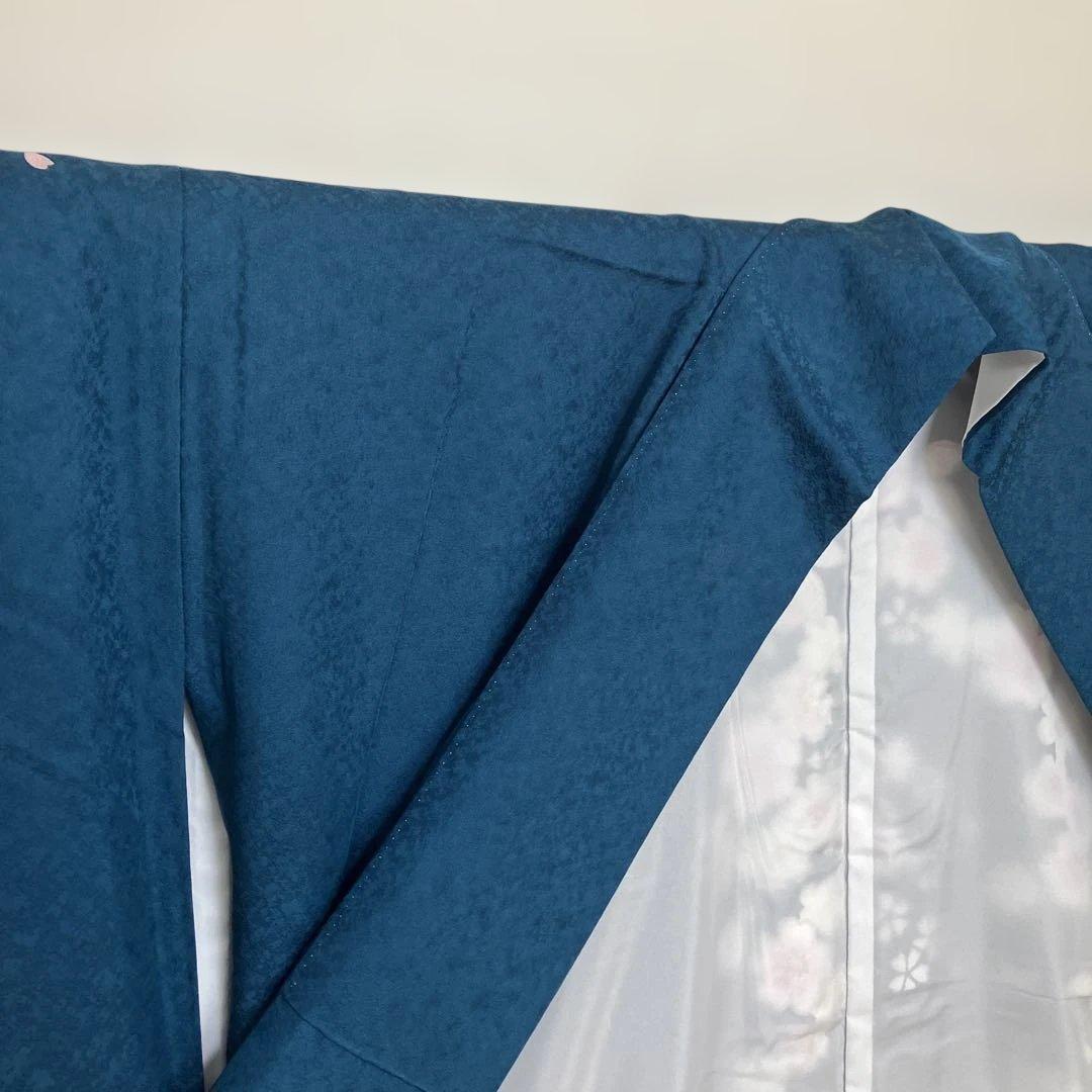 しおり　　桜の花模様振袖６点セット 金駒刺繍 トールサイズ ガード加工