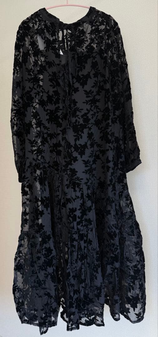 11/9限定⭐︎CIAOPANIC ⭐︎新品⭐︎ベロアフラワーティアードワンピース