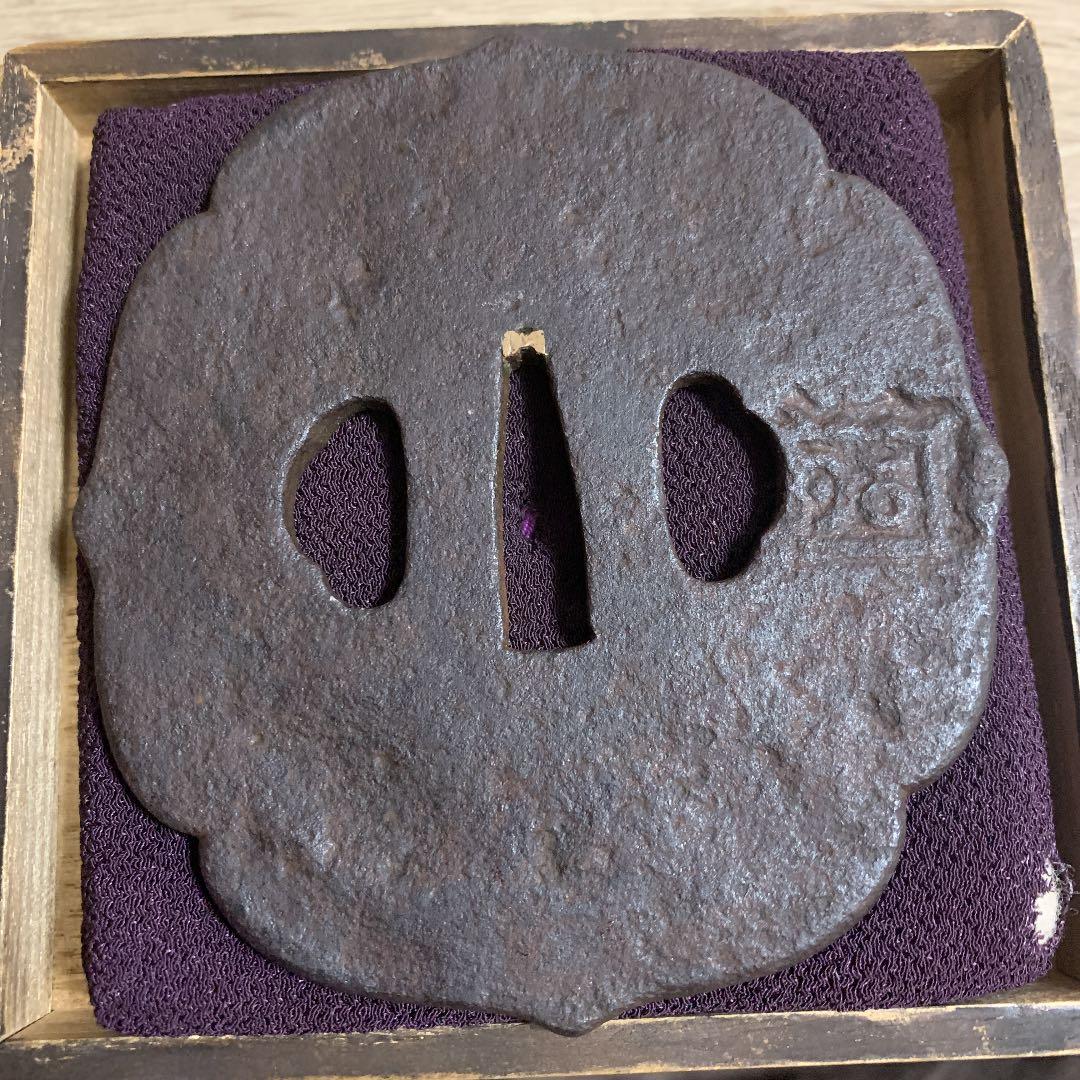 鍔　五岳真形図　紀信　在銘