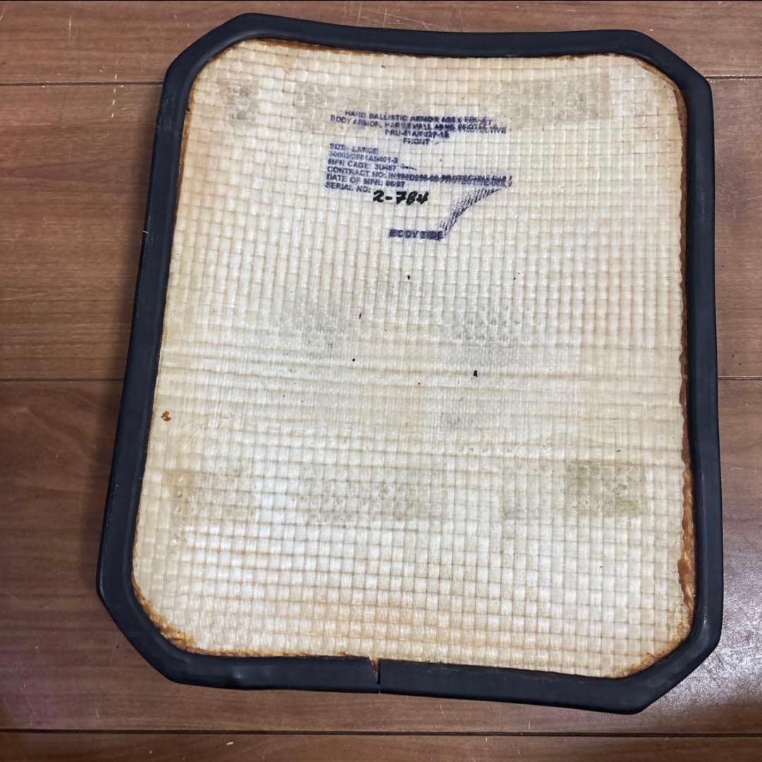 米軍実物　PRU－60Ａ HARD BALLISTIC ARMOUR プレートL