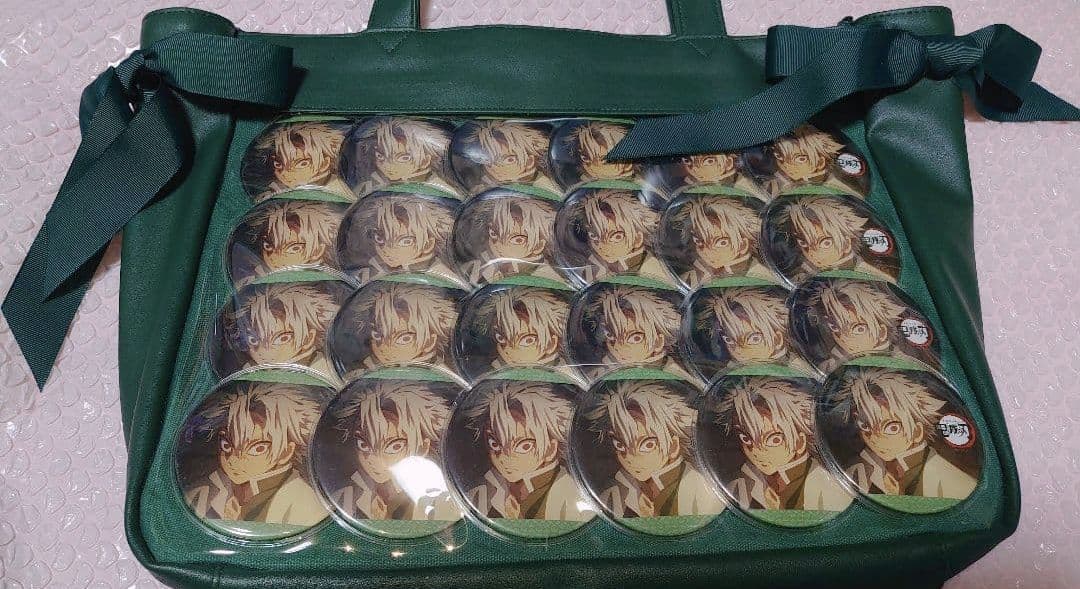 鬼滅の刃 不死川実弥 缶バッジ 痛バッグ 風柱