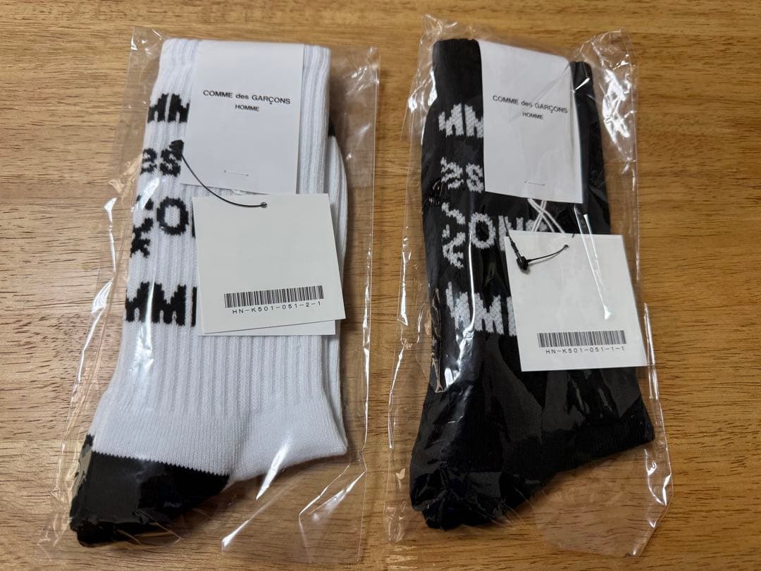 COMME des GARÇONS HOMME ギャルソン ロゴソックス 靴下