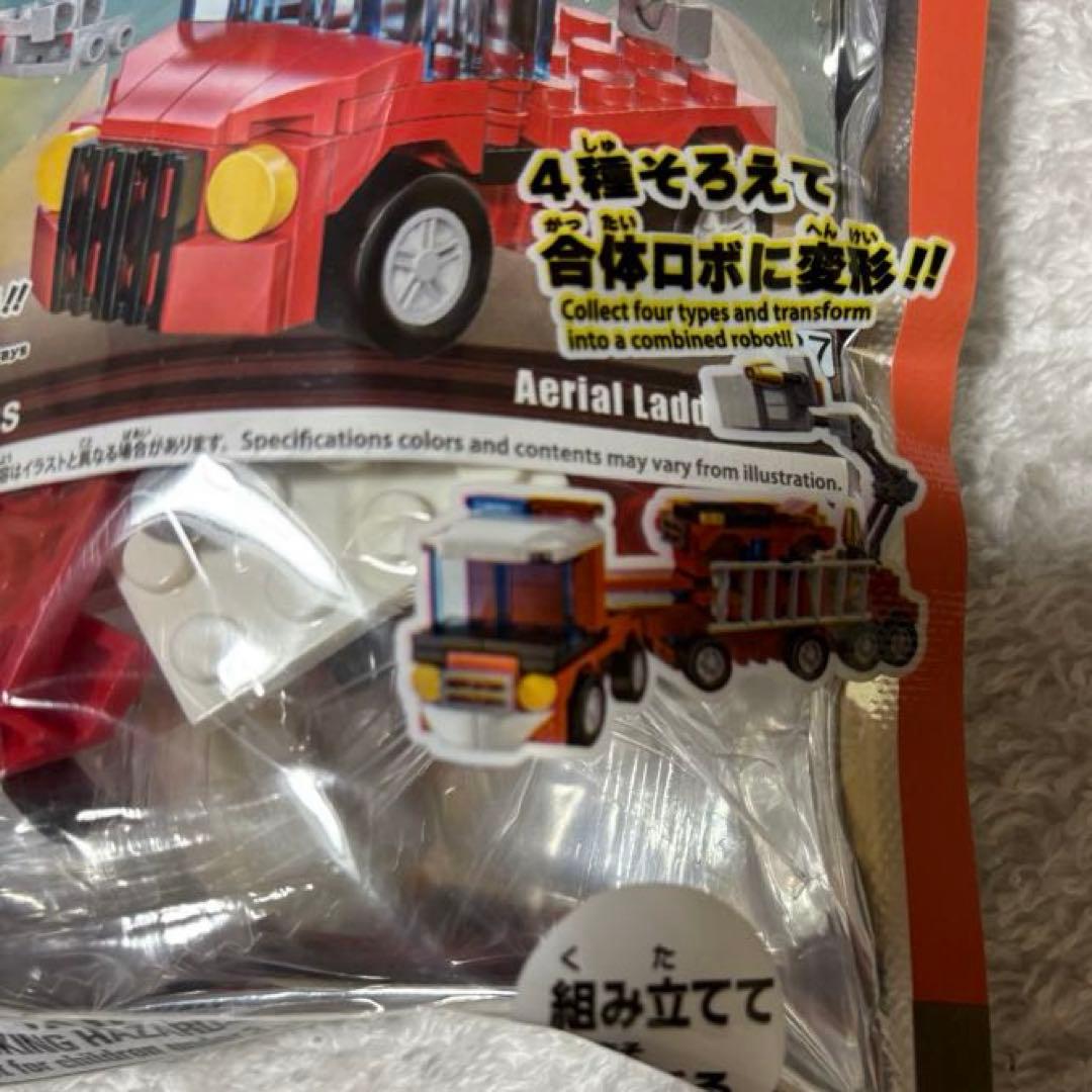 ダイソー　組立キットシリーズ　ブロック　警察　消防　航空　工事　コンプリート