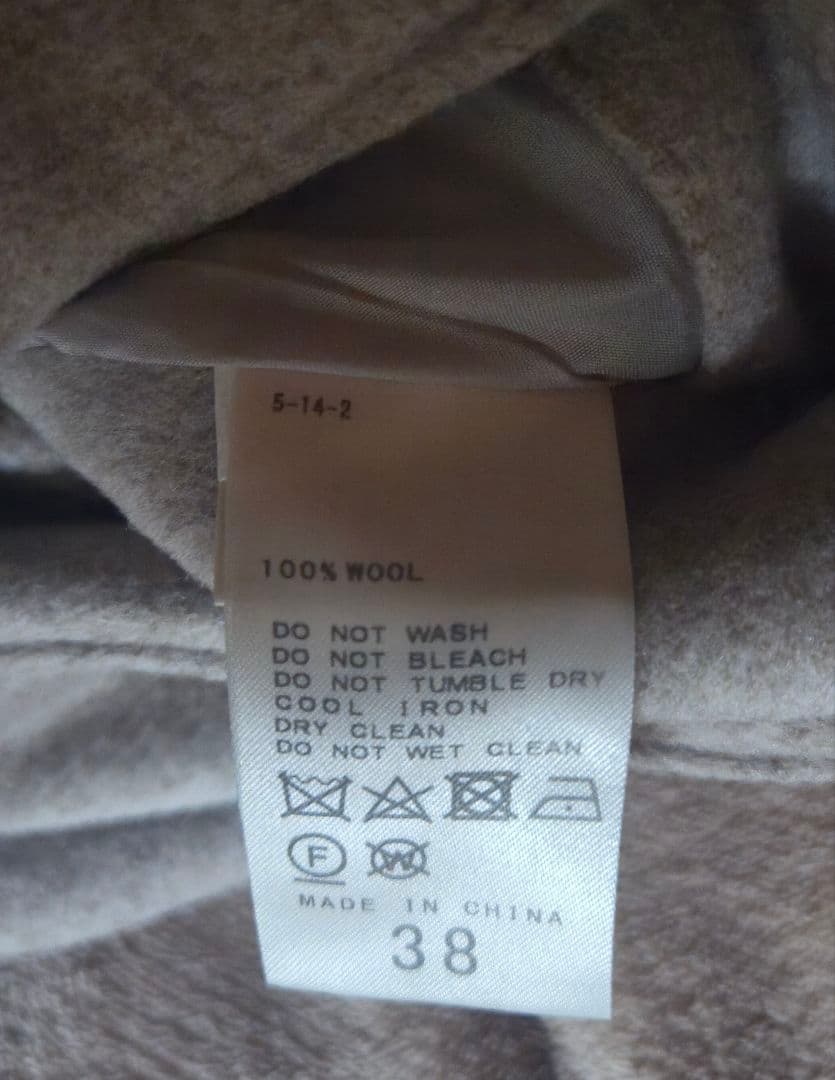 Plage ハミルトンテーラードコート　ダブルフェイス　38