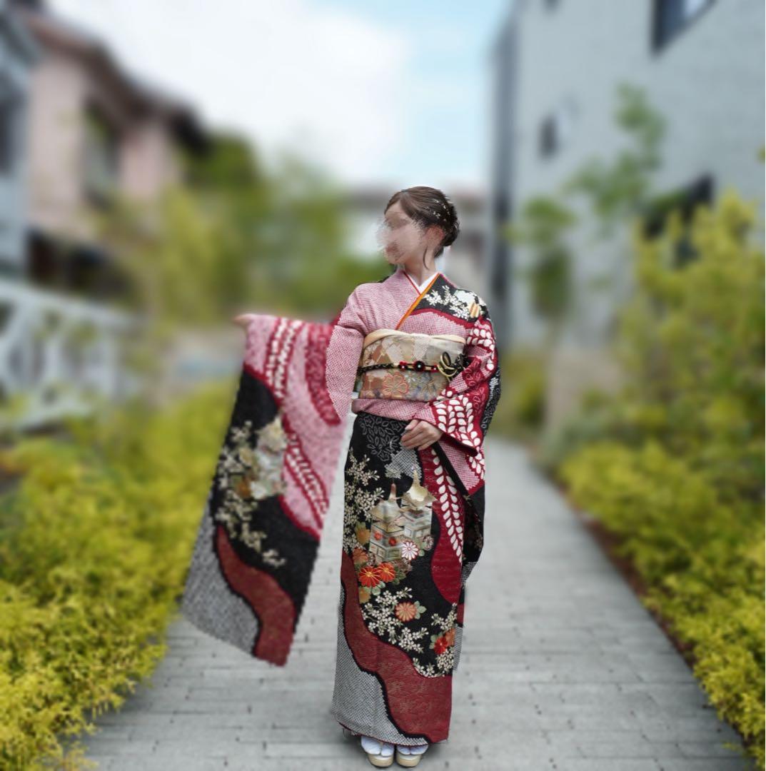 R‪‪⭐︎振袖フルセット【76】　正絹　成人式　卒業式
