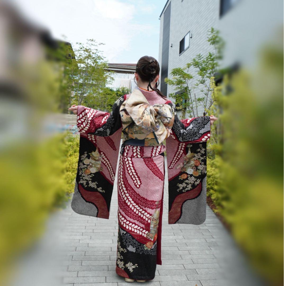 R‪‪⭐︎振袖フルセット【76】　正絹　成人式　卒業式