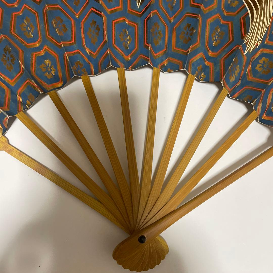 8 舞扇 観世流 能楽御舞扇子司 十松屋福井謹製　豪華 金箔 記念品