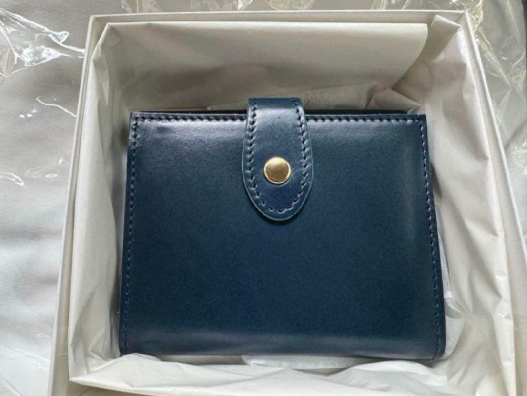 kaoyorinakami カオヨリナカミ 財布 青 ブルー Blue カオナカ