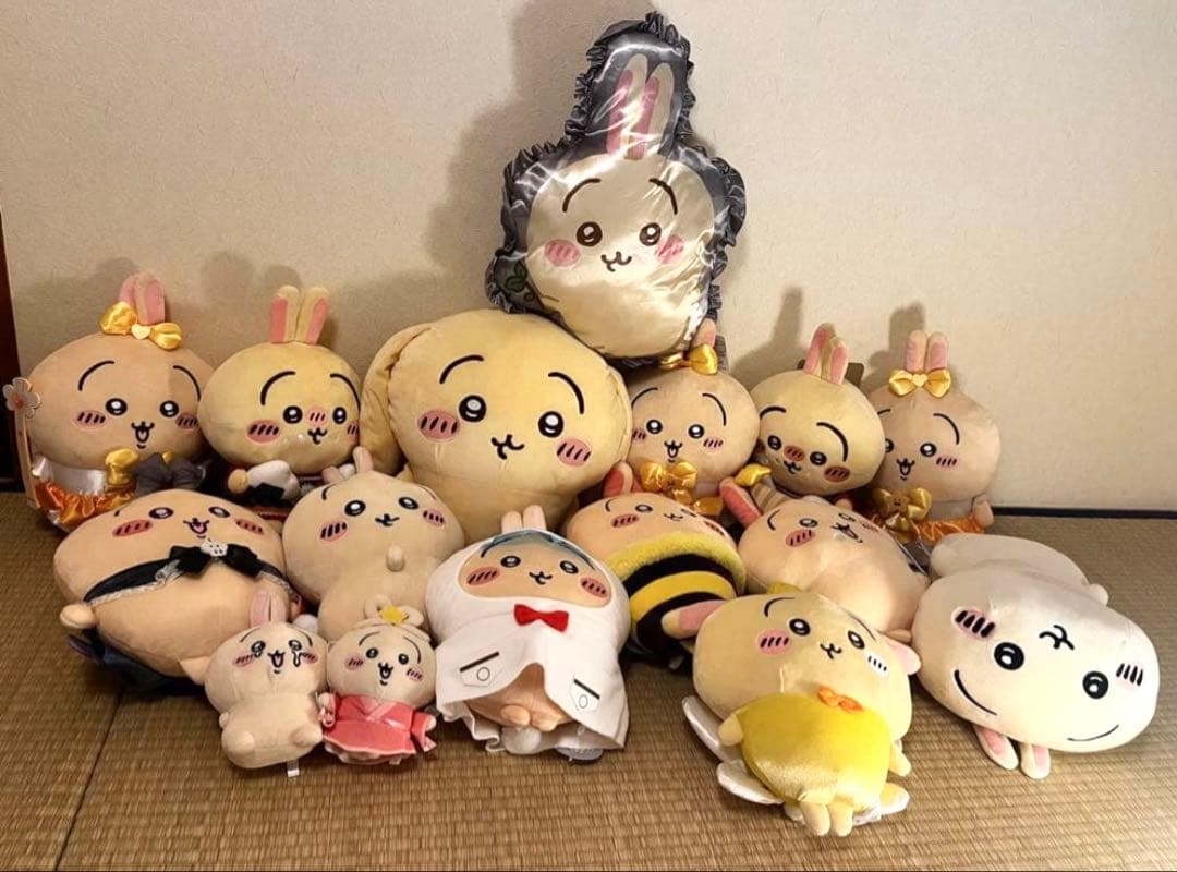 ちいかわ うさぎ コレクション ぬいぐるみ16体セット