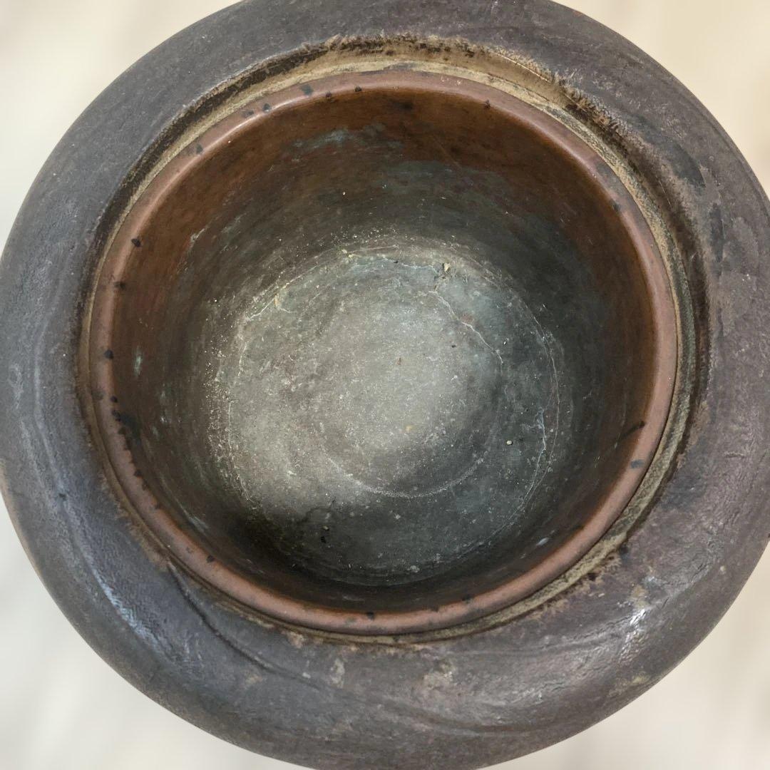 【稀品】桐火鉢　蒔絵　螺鈿細工　豪華な装飾　※桐なので軽量　レトロ　時代物