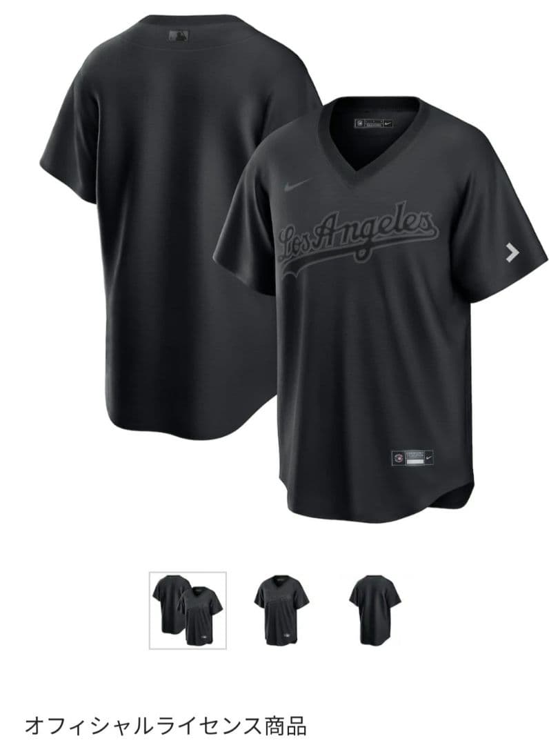 NIKE ロサンゼルス・ドジャース ユニフォームTシャツ ベースボールシャツ M