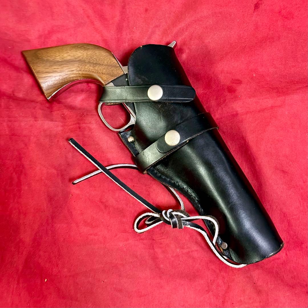 整備済 リボルバー・オートマチック用 ウェスタンスタイル 革製 ヒップホルスター