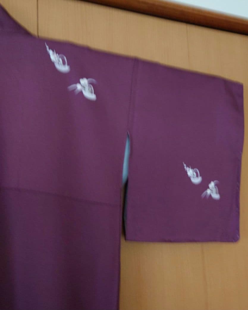 さくら【新品未使用極美品】訪問着フルセット　正絹袷　草花花籠文様　六通袋帯