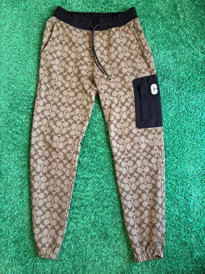 COACH パーカーとパンツセット Lサイズ ベージュ