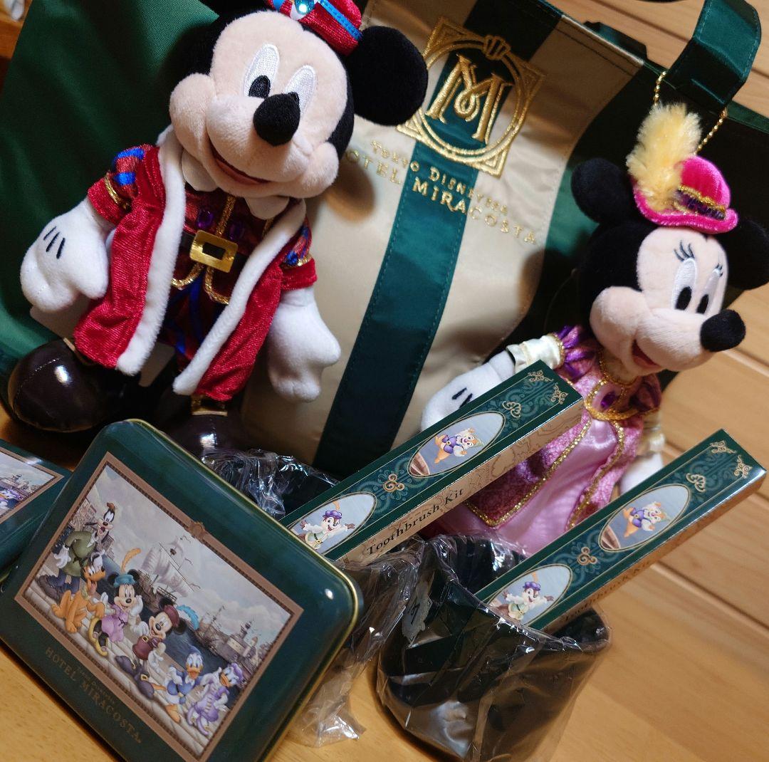 ディズニーホテルエクスクルーシブミラコスタ限定ミッキー＆ミニー付トートバッグ新品