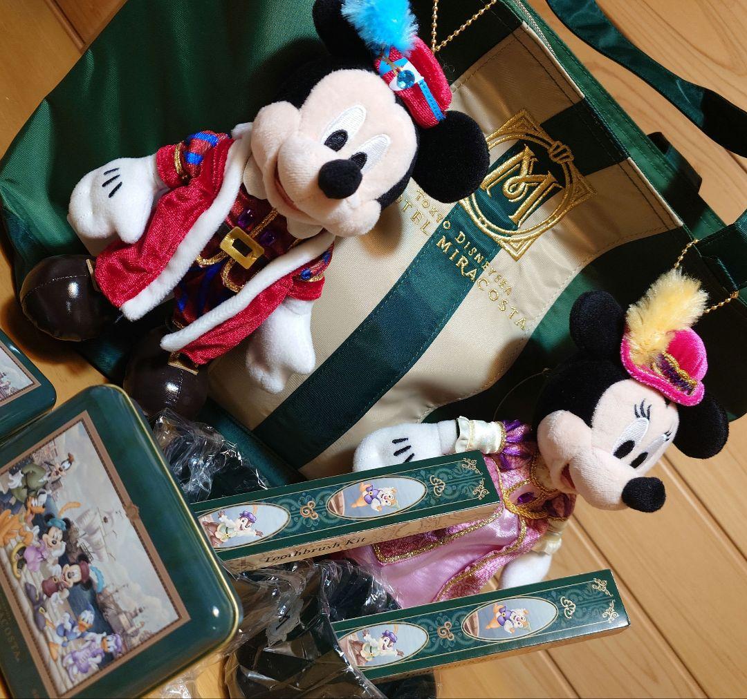 ディズニーホテルエクスクルーシブミラコスタ限定ミッキー＆ミニー付トートバッグ新品