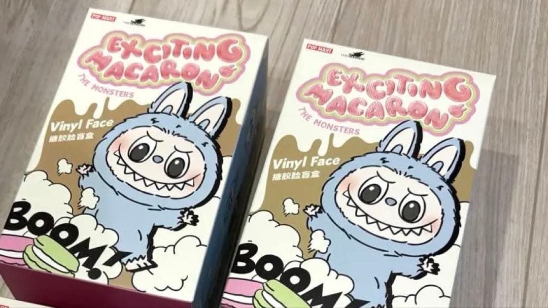 POPMART LABUBU マカロン ぬいぐるみ 未開封4個　セット　ランダム