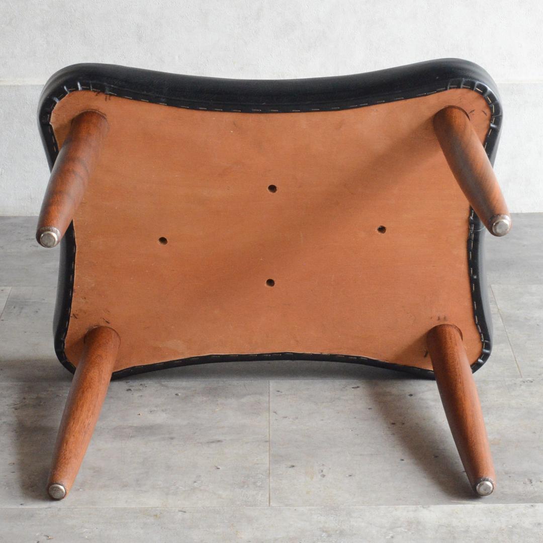 デンマーク 北欧ヴィンテージ オットマン 北欧家具 スツール チーク北欧デザイン