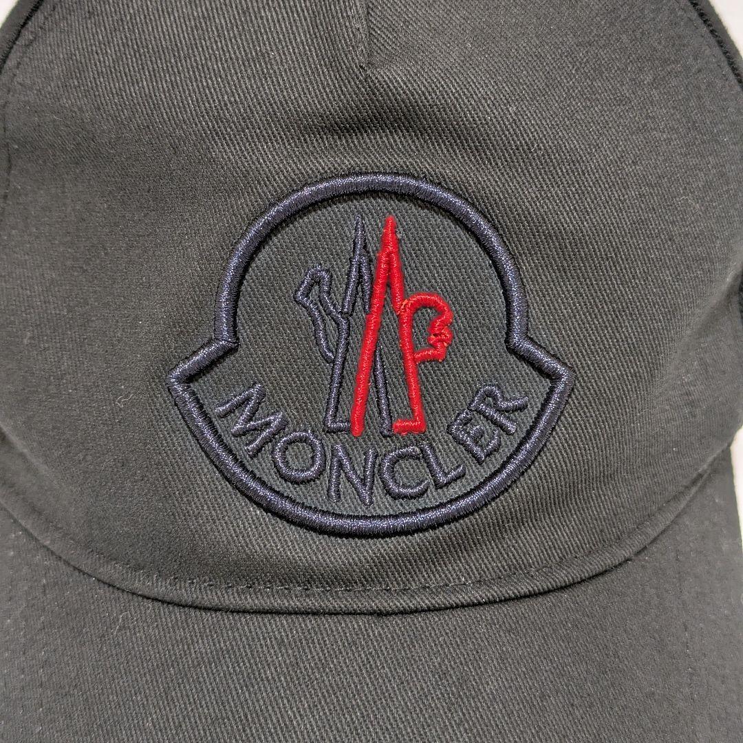 【最終値下げ】✨️MONCLER✨️ モンクレール ブラック ロゴ キャップ