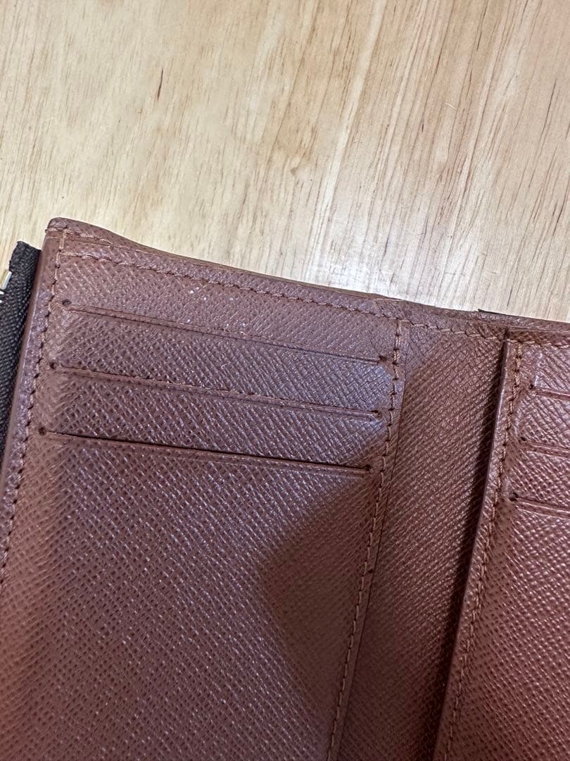 【ルイヴィトン】二つ折り財布 モノグラム/ブラウン