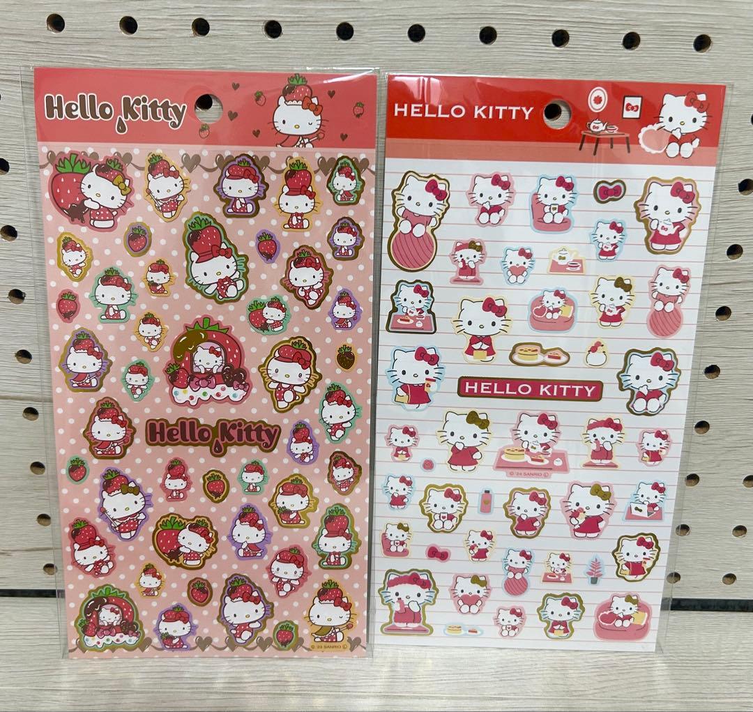 【匿名発送】新品未開封‼️ハローキティシール１５点セット　シール帳　おはじきシール