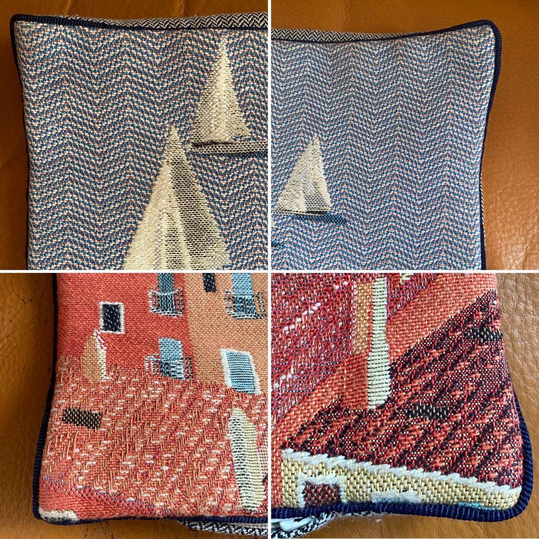 美品♥️ イヴドローム クッション 2枚 ゴブラン織♪南仏 iosis paris