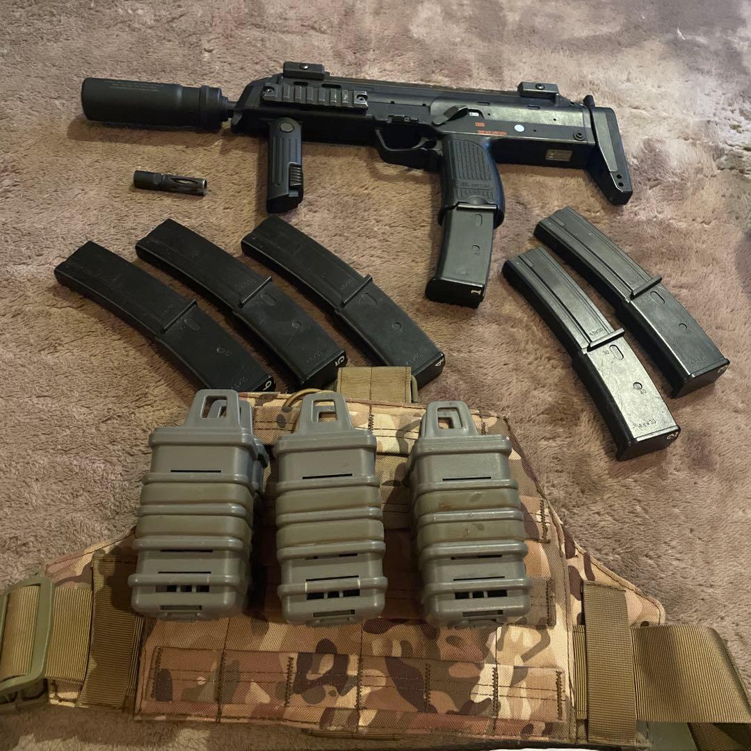 電動ガンセット マガジン6本付きMP7A1