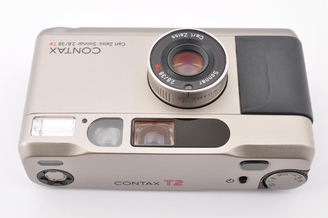 Contax T2 ゴールドチタン Point & Shoot 箱付 #FJ05