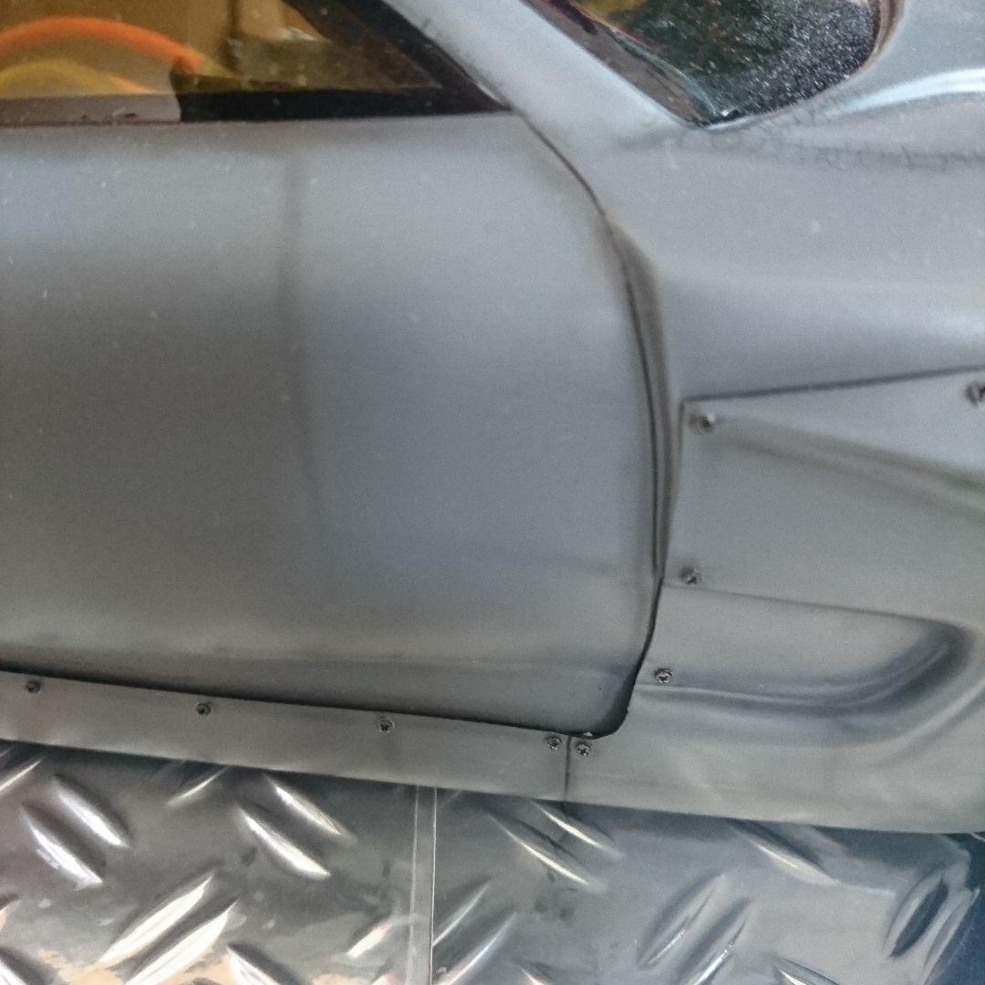 雨宮FD3S オーバーフェンダー仕様 コムサグレー/艶消しクリア塗装 1/10