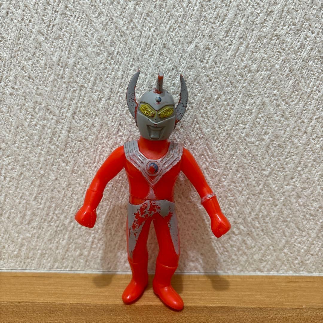 ウルトラマンタロウ　ソフビ　ブルマァク　当時物