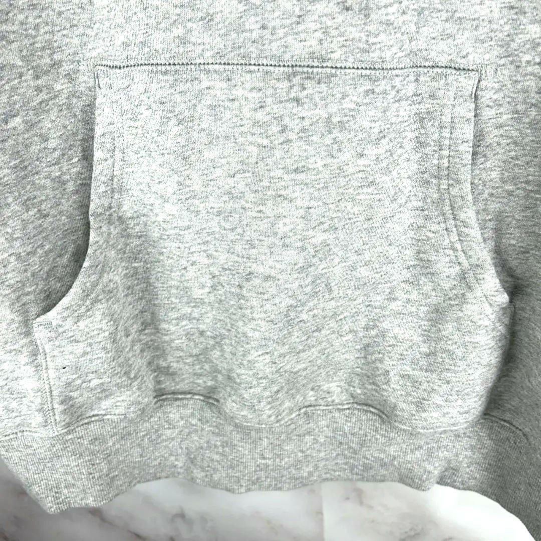 CUNE グレー バッグプリント　フード付きパーカー　フーディー