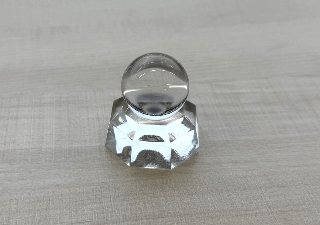 最高級　天然　無色透明　水晶玉　３０mm