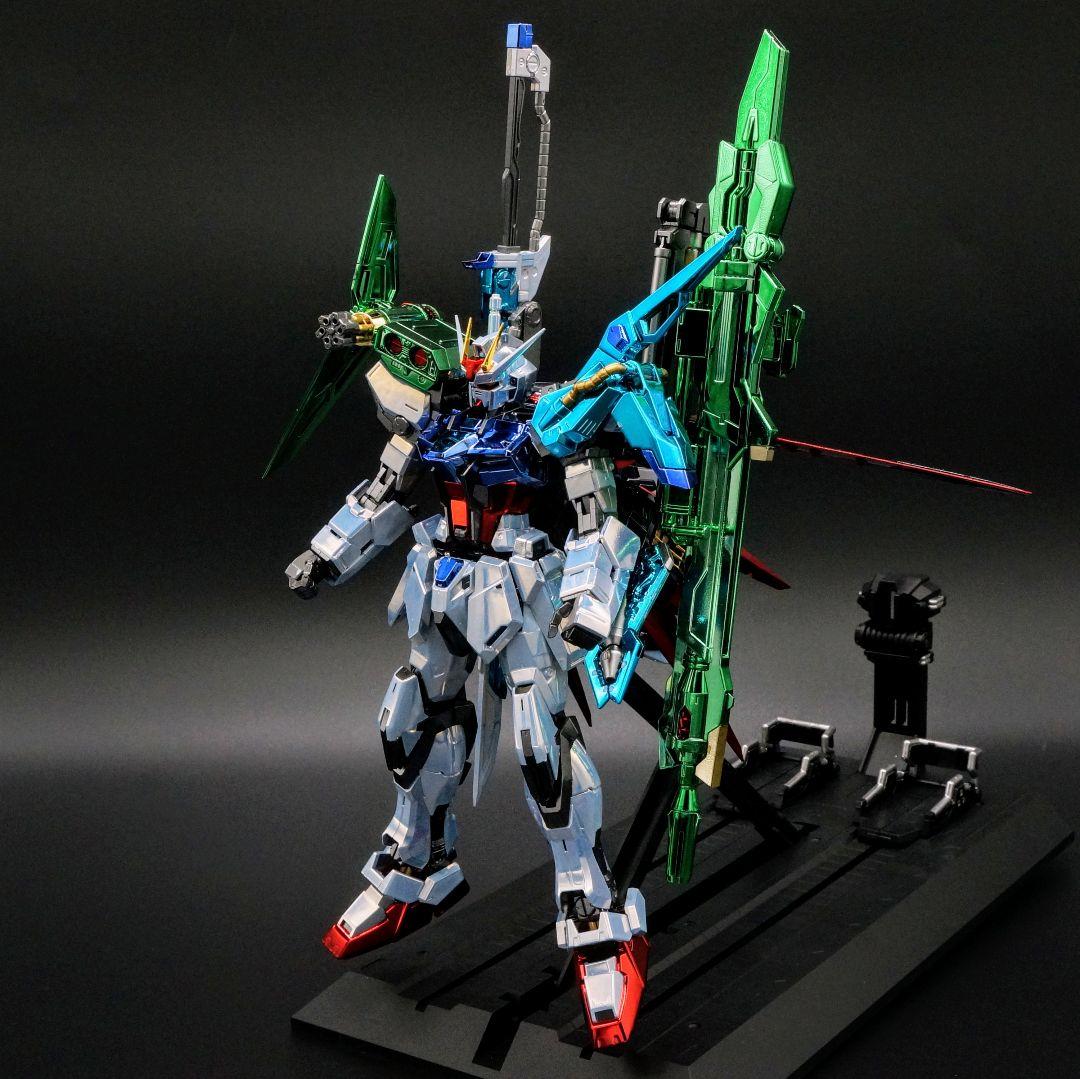 ガキマガリ【メッキ仕様】MG パーフェクト ストライクガンダム 完成品