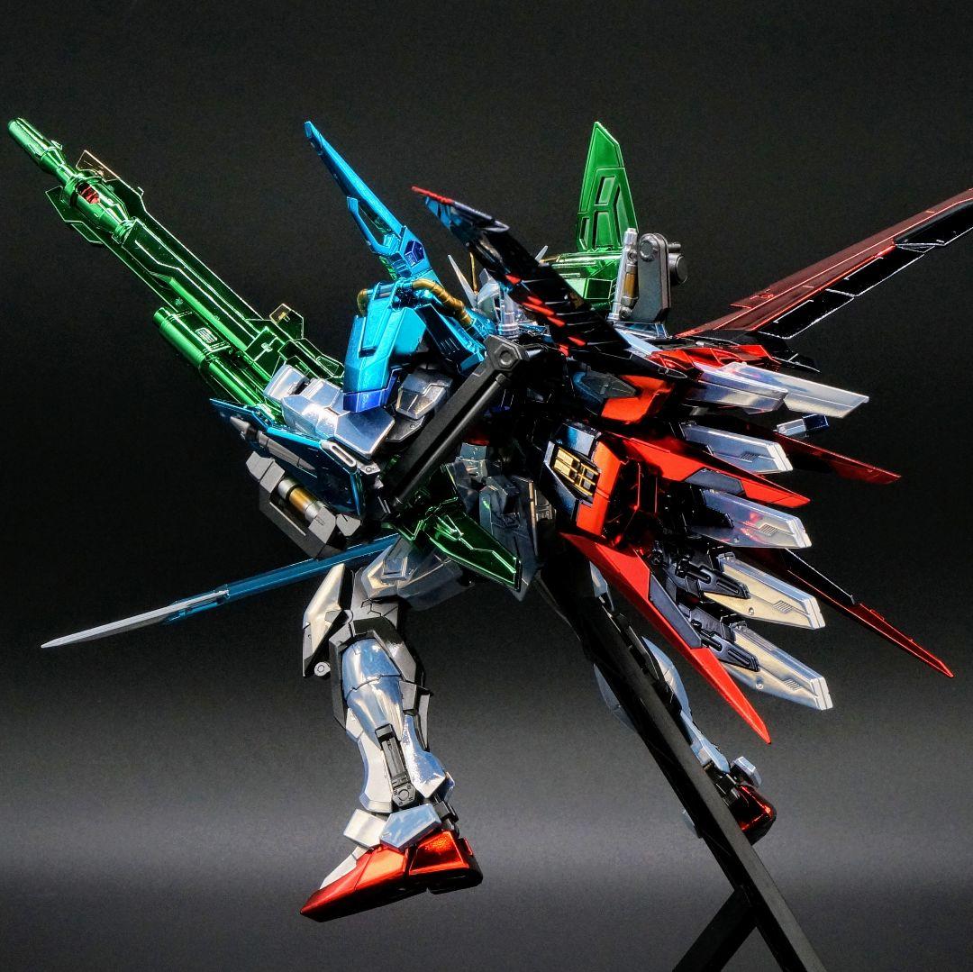 ガキマガリ【メッキ仕様】MG パーフェクト ストライクガンダム 完成品