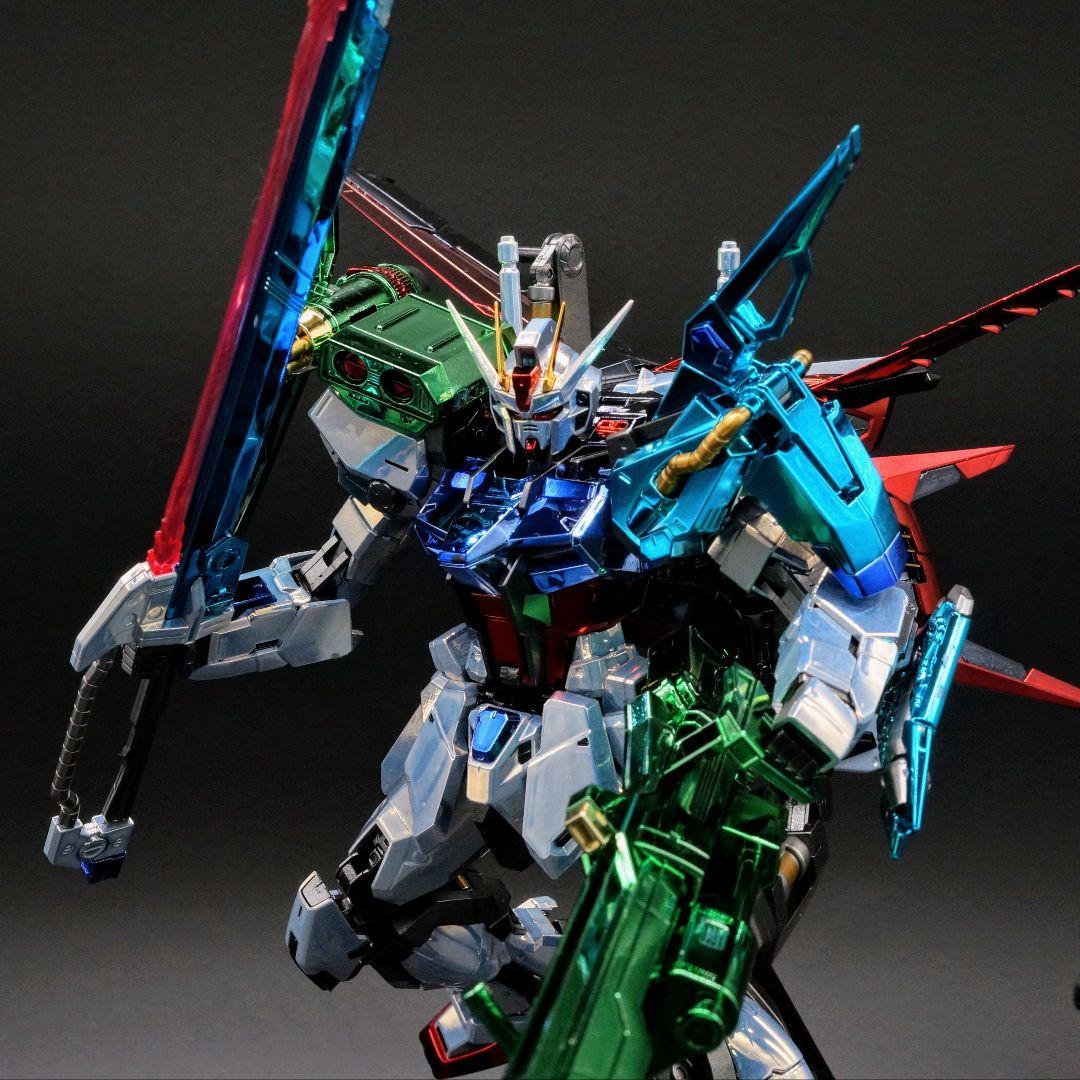 ガキマガリ【メッキ仕様】MG パーフェクト ストライクガンダム 完成品