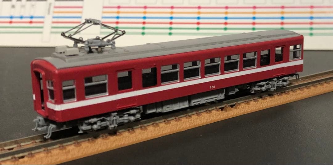 管理番号1646 京急 旧600形非冷房 Nゲージ トロリー車4両