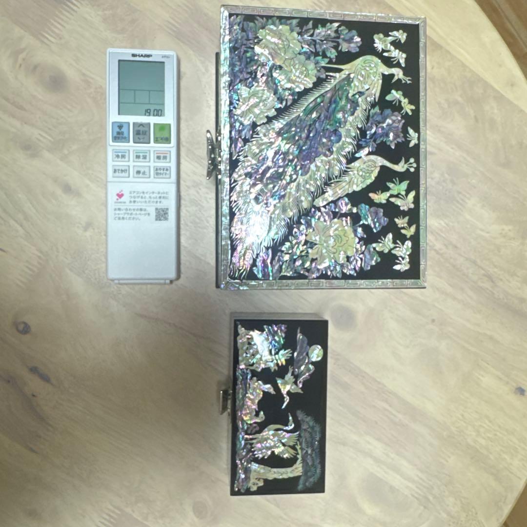 韓国伝統工芸・螺鈿細工（らでん）ジュエリーボックス