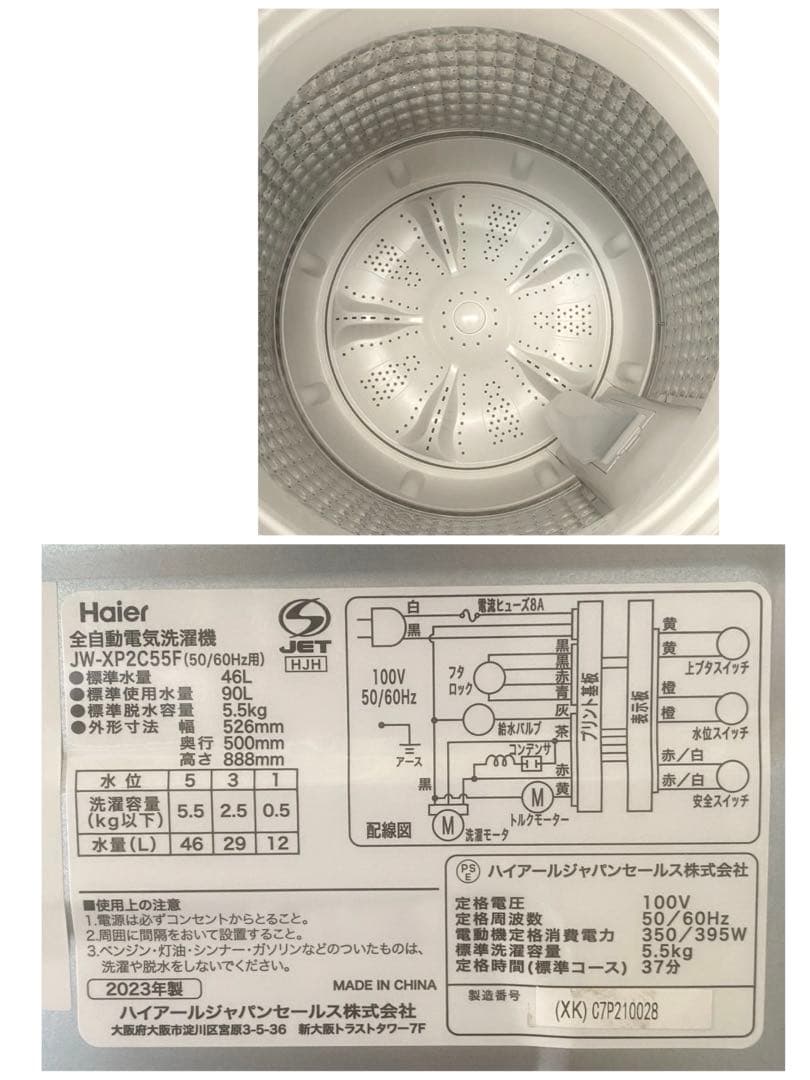 1人暮らしい3点セット