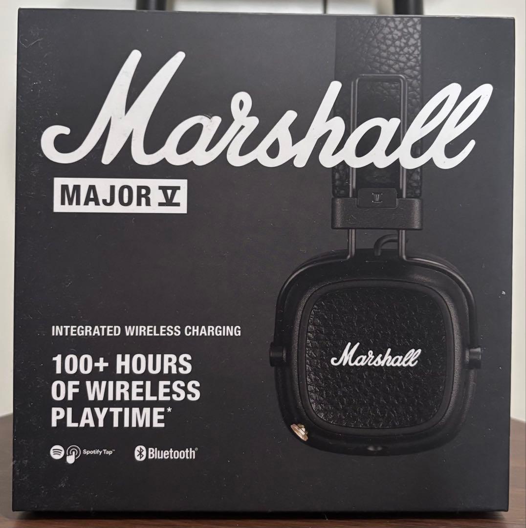 Marshall Major V ワイヤレスヘッドホン　ケース付