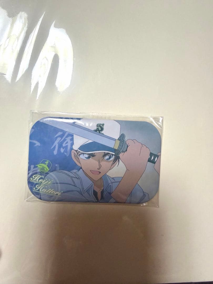 名探偵コナン 服部平次 まるかく缶バッジ