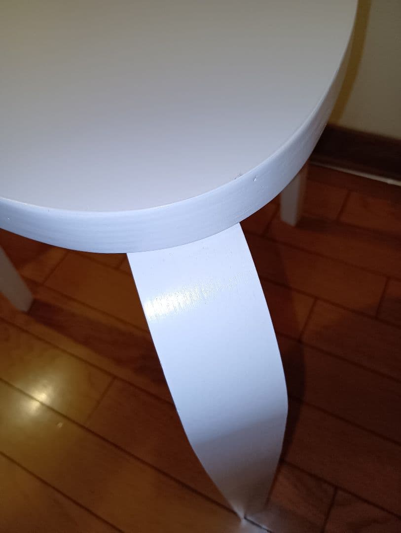 IKEA KYRRE シルレ スツール ナチュラル 1脚　ホワイト2脚　セット