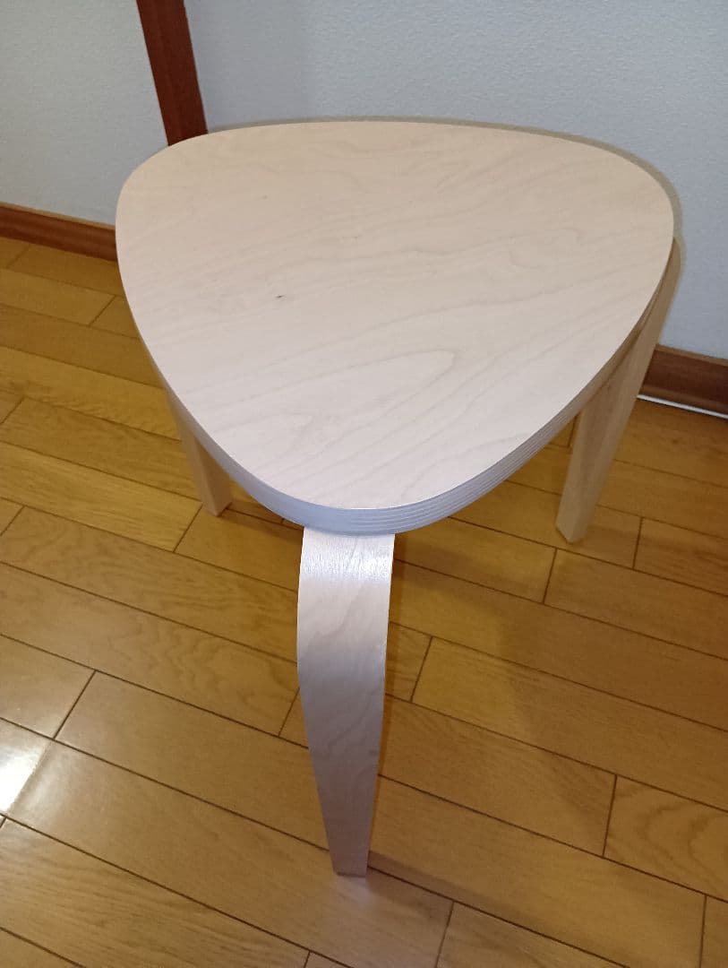 IKEA KYRRE シルレ スツール ナチュラル 1脚　ホワイト2脚　セット