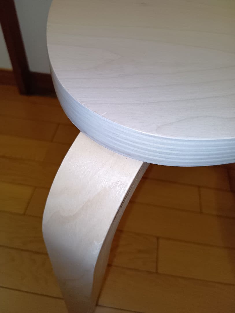 IKEA KYRRE シルレ スツール ナチュラル 1脚　ホワイト2脚　セット