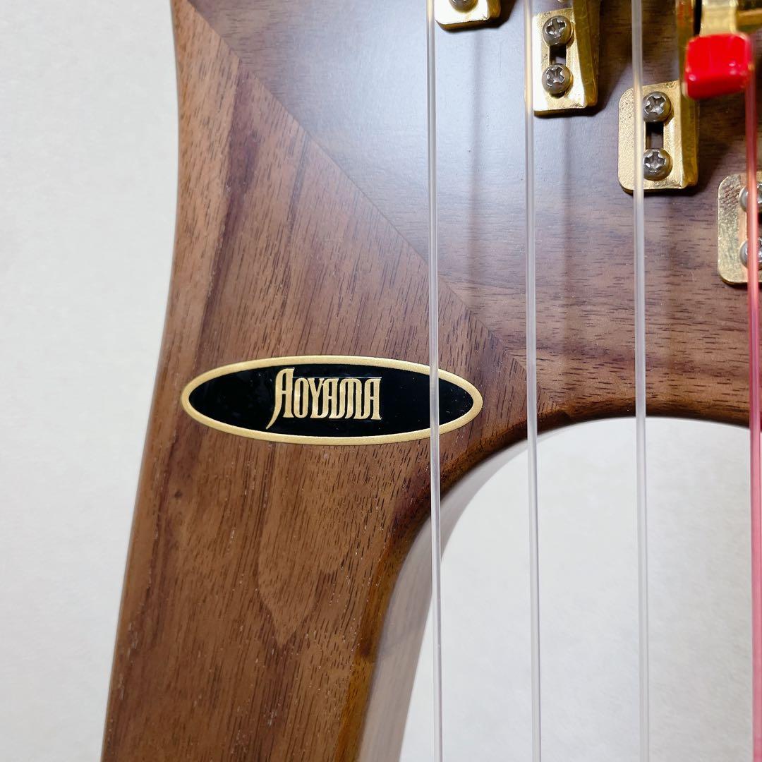 25年製 AOYAMA ハープ 25s 25弦 サウルハープ ブラウン
