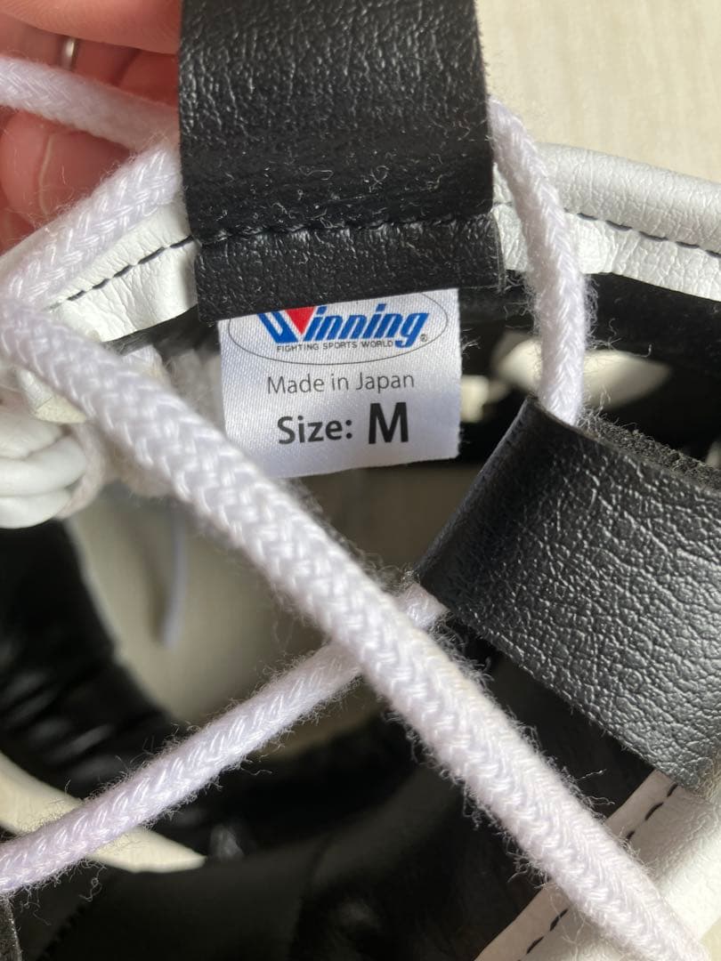 Winning ヘッドギア フルフェイス軽量タイプ　ホワイトM FG-5000