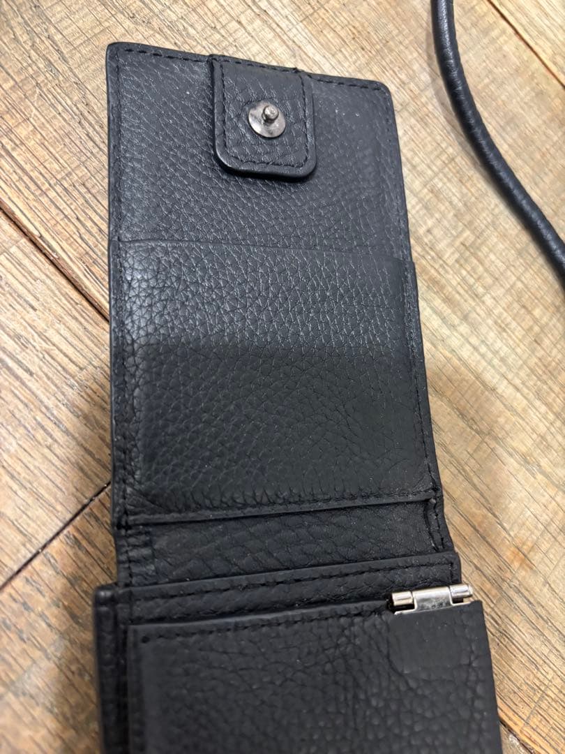 objcts.ioレザー ・ストラップ付きウォレットカードケース